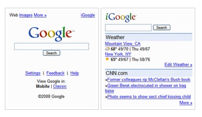 Google Gets Slick New Mobile Interface Google Gets Slick New Mobile Interface